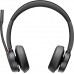 POLY Voyager 4320 Microsoft Teams Certified USB-A Headset +BT700 dongle Przewodowy i Biuro/ USB Typu-A Bluetooth Black