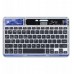 Dux Ducis Keyboard (CK Series) bezprzewodowa do laptopa / tabletu / telefonu przezroczysta