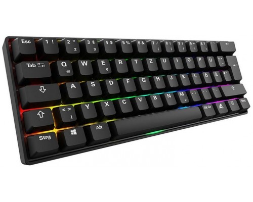 Sharkoon Gaming Keyboard Skiller SGK50S4 Gen2 PBT scw-gel DE