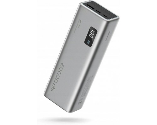 Cuktech CUKP200XGLGR 100W 20000mAh 2 x USB-C 1 x USB-A - Grey