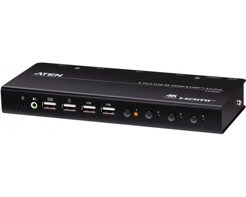 ATEN CS784H  KVM Black
