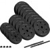 Dumbbells bituminous adjustable 1x20kg REBEL ACTIVE