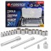 3/8" 20el. z nasadkami (6-22mm), adapterami i przedłużkami