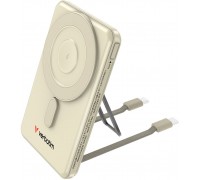 Verbatim,   Wirelessm �adowaniem, 5V, �adowanie telefonu, 32253, 5 000mAh, Mocowanie magnetyczne, z�ota