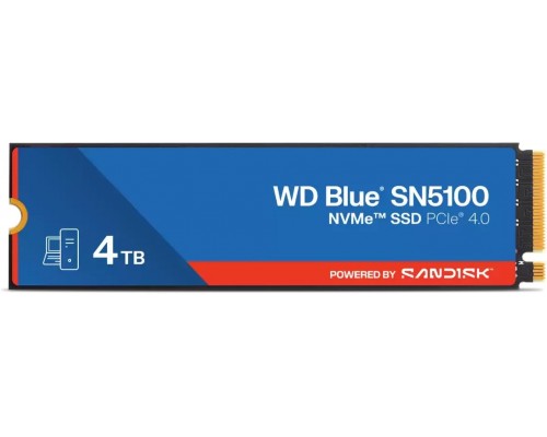 SSD SanDisk SN5100 4TB M.2 2280 PCI-E x4 Gen4 NVMe (WDS400T5B0E-00CPE0)