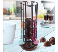 Stojak Obrotowy na Kapsułki Dolce Gusto Black RADKA 33,5 cm ORION