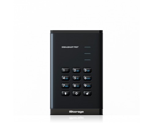 iStorage diskAshur PRO3 SSD 4 TB USB Type-A / USB Type-C 3.2 Gen 1 (3.1 Gen 1) Czarny