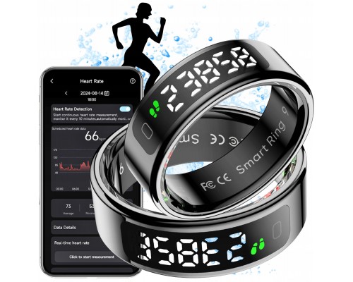 Smartwatch Colmi Smartring R12 21.6MM 12 (black)