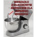 Germin mikser planetarny BERLINGER Mocny 1500W 5,5L 4 mieszadła