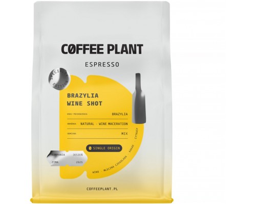 Coffee Plant kawa ziarnista Brazylia Wine Shot Wine Maceration Espresso 250 g