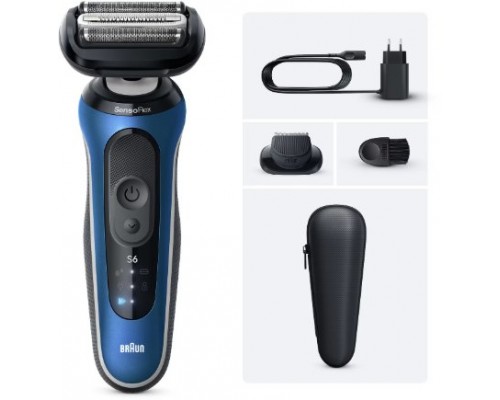 Braun 62-B1200s foliowa Przycinarka Black, Blue