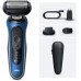 Braun 62-B1200s foliowa Przycinarka Black, Blue