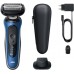Braun 62-B1200s foliowa Przycinarka Black, Blue