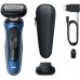 Braun 62-B1200s foliowa Przycinarka Black, Blue