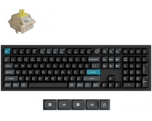 Keychron KEYBOARD WRL Q6 ULTRA/BLACK Q6U-M4 KEYCHRON Q6U-M4 (4894979048622)