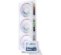 Jonsbo TF3-360SCW AiO wodne, ARGB, 3,5” + 3x 3,38” LCD 360mm, White