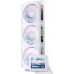 Jonsbo TF3-360SCW AiO wodne, ARGB, 3,5” + 3x 3,38” LCD 360mm, White
