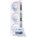 Jonsbo TF3-360SCW AiO wodne, ARGB, 3,5” + 3x 3,38” LCD 360mm, White