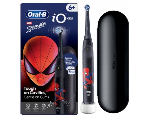 Oral-B Oral-B Electric  with Travel Case, 6Y+ | iO Kids Marvel Spiderman | Rechargeable | For kids | Number of brush heads included 1 | Number of teeth brushing modes 3