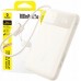 Baseus Baseus EnerFill FC11 10000mAh 22.5W  wyświetlaczem cyfrowym i dwoma wbudowanymi kablami - beżowy