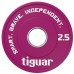 Tiguar Plate frakcyjny gumowy TIGUAR olympic 50 mm 2.5 kg