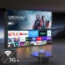 QIKtech RZUTNIK PROJEKTOR SMART TV WIFI FULL HD 4K 9000lm LCD LED BLUETOOTH ANDROID (biały)
