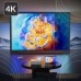QIKtech RZUTNIK PROJEKTOR SMART TV WIFI FULL HD 4K 9000lm LCD LED BLUETOOTH ANDROID (biały)