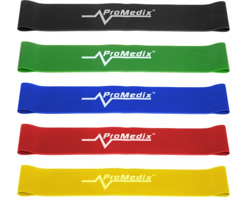 ProMedix Flex melns zaļš dzeltens sarkans zils