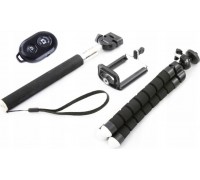 Selfie nūjiņa Xrec 4w1 / Elastīgs statīvs / Pults / Monopods / Turētājs telefonam / viedtālrunim