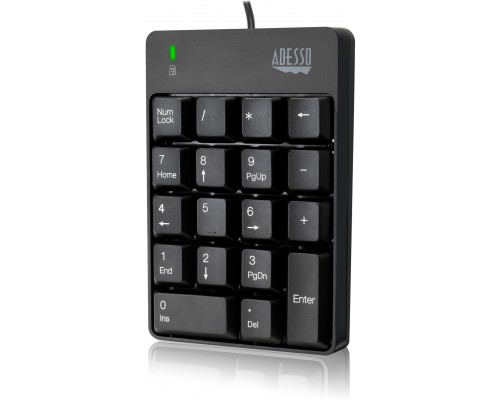 Spire ADESSO klawiatura numeryczna WKB-6010UB bezprzewodowa 18 klawiszy