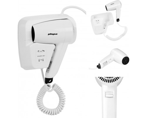 Physa for hair basenowa hotelowa ścienna biała 1200W Physa SICCO () - 385401-uniw
