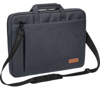 Pedea na laptopa PEDEA Elegance do 15, 6 cala (39, 6 cm), torba na ramię z paskiem na ramię i przegrodą na tablet do 11 cali (27, 96 cm), gray