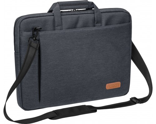 Pedea na laptopa PEDEA Elegance do 15, 6 cala (39, 6 cm), torba na ramię z paskiem na ramię i przegrodą na tablet do 11 cali (27, 96 cm), gray