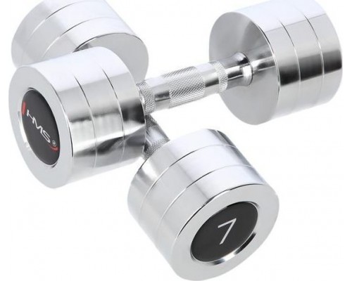 HMS ‎Dumbbells CHD07 chrome plated 2 x 7 kg