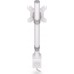 Gaming galds Endorfy Gaming galds Endorfy Atlas L Electric White 150 cmx78 cm + Uchwyt na monitor Atlas Single Onyx White
