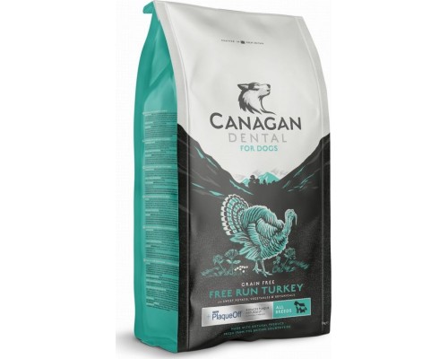 Canagan DENTAL-Free Run Turkey- for dogs medium and large 6 kg