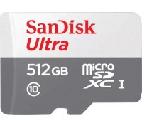 SD  SanDisk Ultra MicroSDXC 512 GB Class 10 UHS-I  (SDSQUNR-512G-GN3MN)