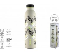 Milan BOTTLE  MILAN WALLPAPER BEŻOWA 591ML
