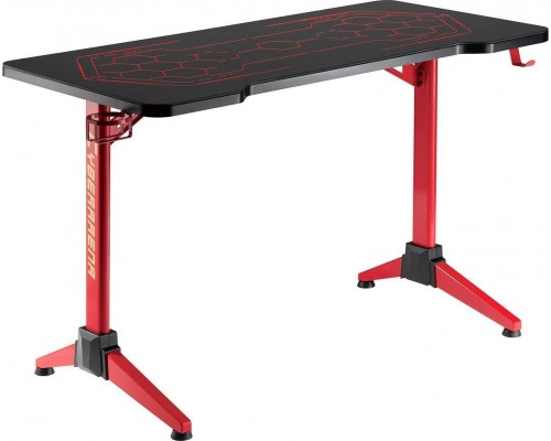 Gaming desk Maclean RS163 Black 120 cmx60 cm