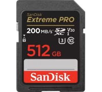 SD  SanDisk Extreme PRO SDXC 512 GB Class 10 UHS-I/U3 V30 (SDSDXXD-512G-GN4IN)