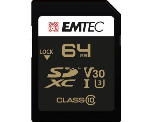 SD  Emtec Speedin Pro SDXC 64 GB Class 10 UHS-I/U3 V30 (ECMSD64GXC10SP)