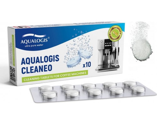 AQUALOGIS Cleaneo Tabletki Czyszczące do Ekspresu Jura Philips Siemens Melitta 10szt