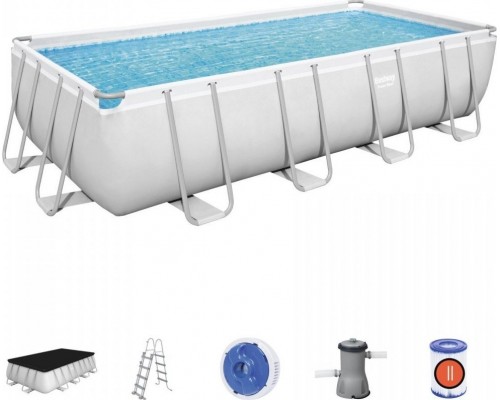 Bestway Swimming pool Rack 16 x 8 FT / 488 x 244 x 122 cm Power Steel BESTWAY