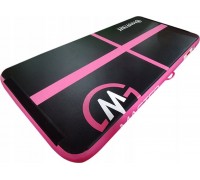 Master Piepūšamais paklājserac vingrošanas Airtrack 200 cm x 100 cm x 10 cm pink