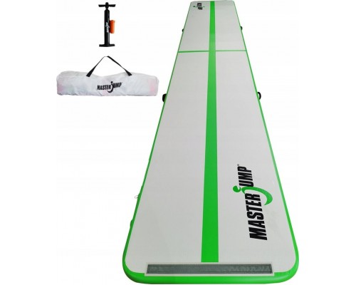 Master Piepūšamais paklājserac vingrošanas MAS-B874-G 600 cm x 100 cm x 10 cm green