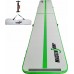 Master Piepūšamais paklājserac vingrošanas MAS-B874-G 600 cm x 100 cm x 10 cm green