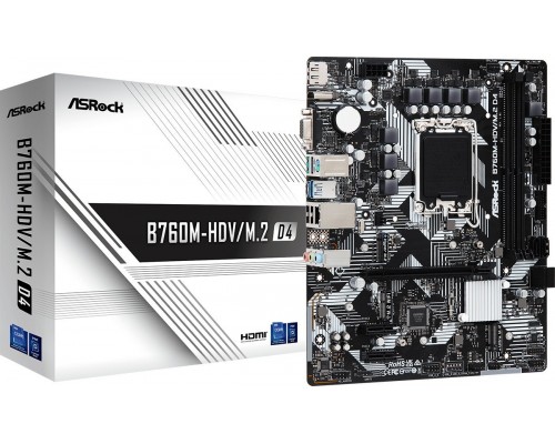 Intel B760 ASRock B760M-HDV/M.2 D4