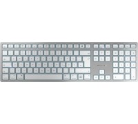 Cherry CHERRY KW 9100 SLIM FOR MAC klawiatura USB + Bluetooth QWERTZ Niemiecki Srebrny