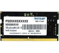 Patriot Signature, SODIMM, DDR5, 32 GB, 4800 MHz, CL40 (PSD532G48002S)