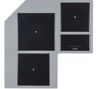 Foster CASTONE CORNER HOB 3Z BLK